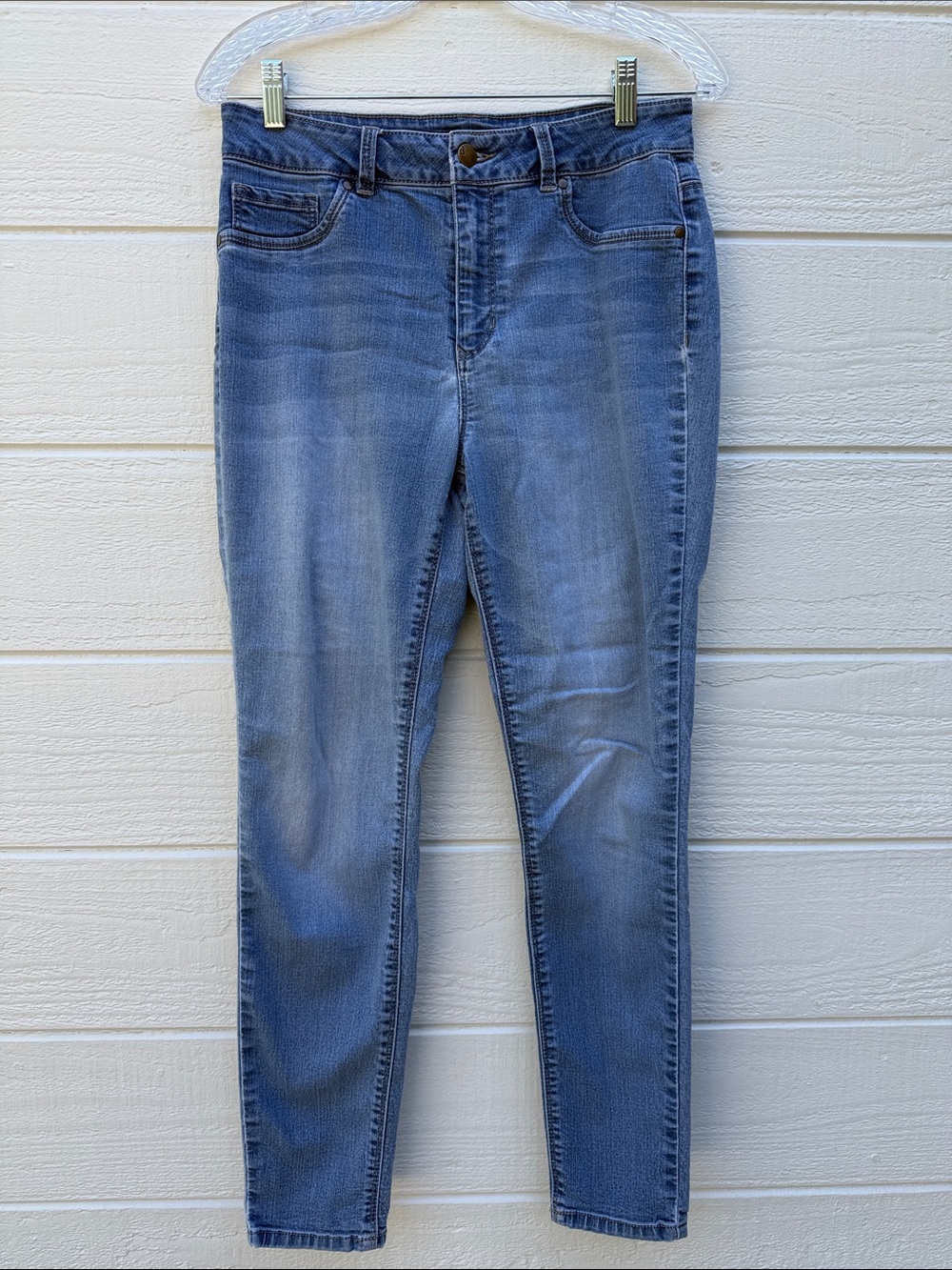 d. jeans Women's Medium Blue Skinny Stretch Jeans